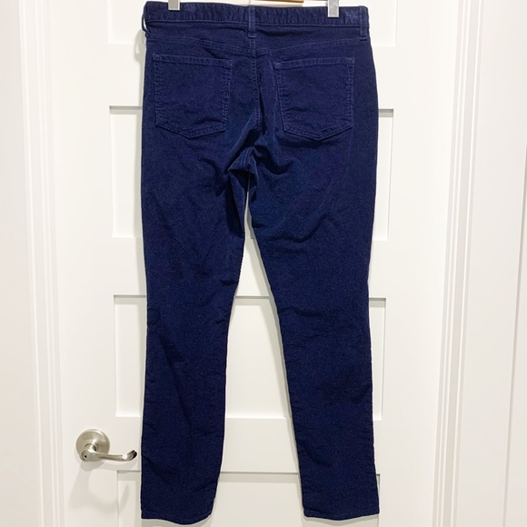 Gap Always Skinny Navy Blue Corduroy Ankle Pants - Picture 3 of 7